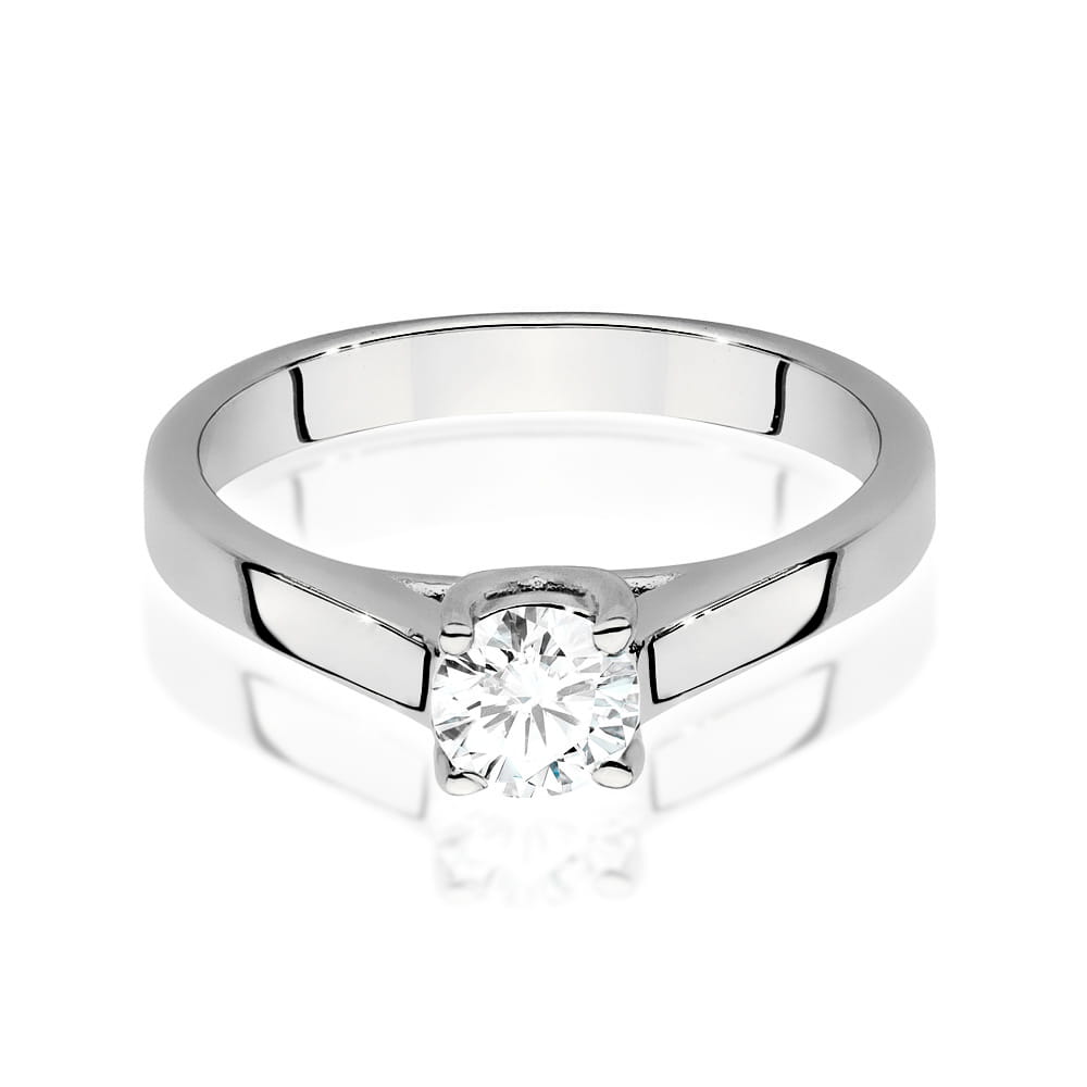 Inel Aur 9K cu Diamant Natural 0.50 ct