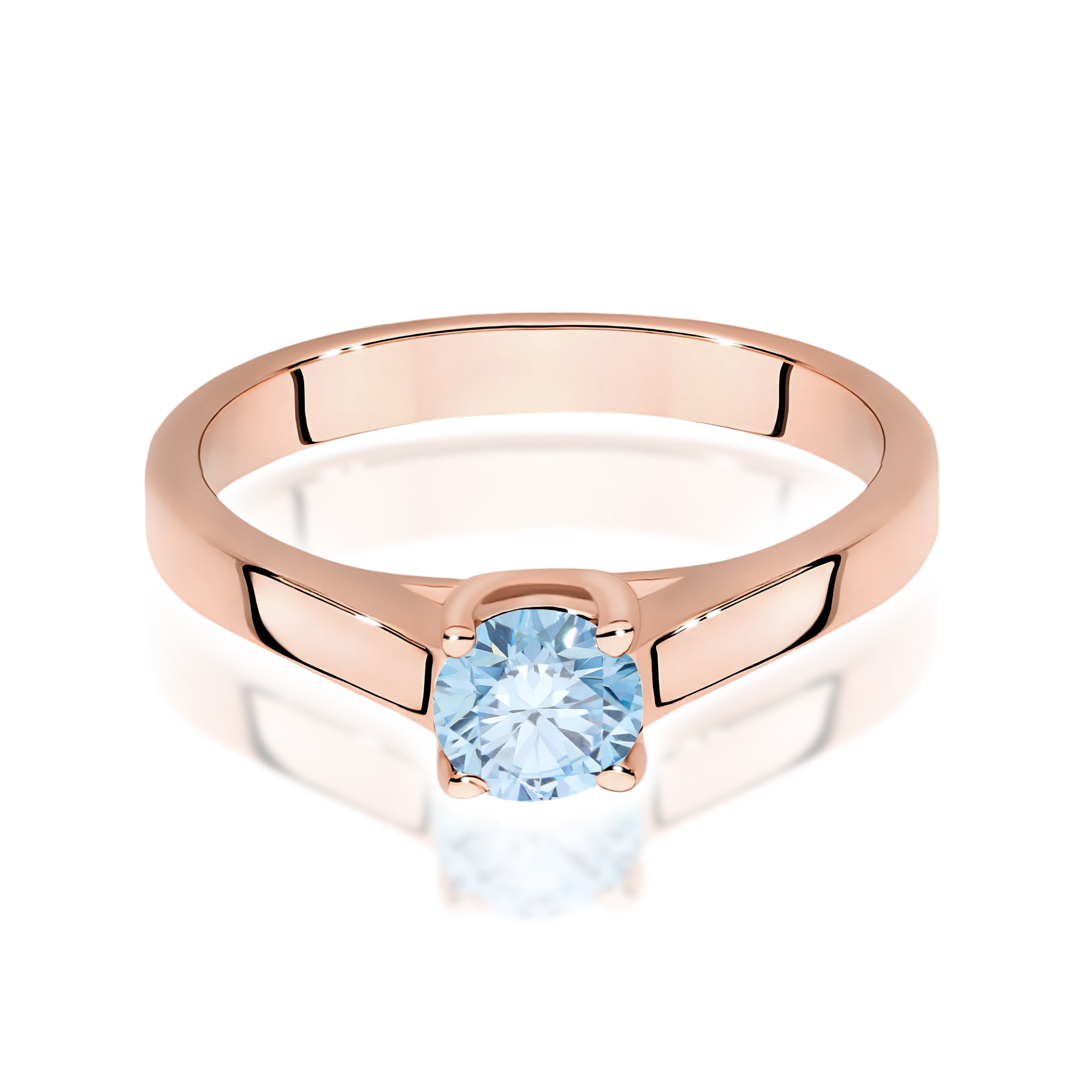Inel Aur 14K cu Diamant de Laborator 0.50 ct
