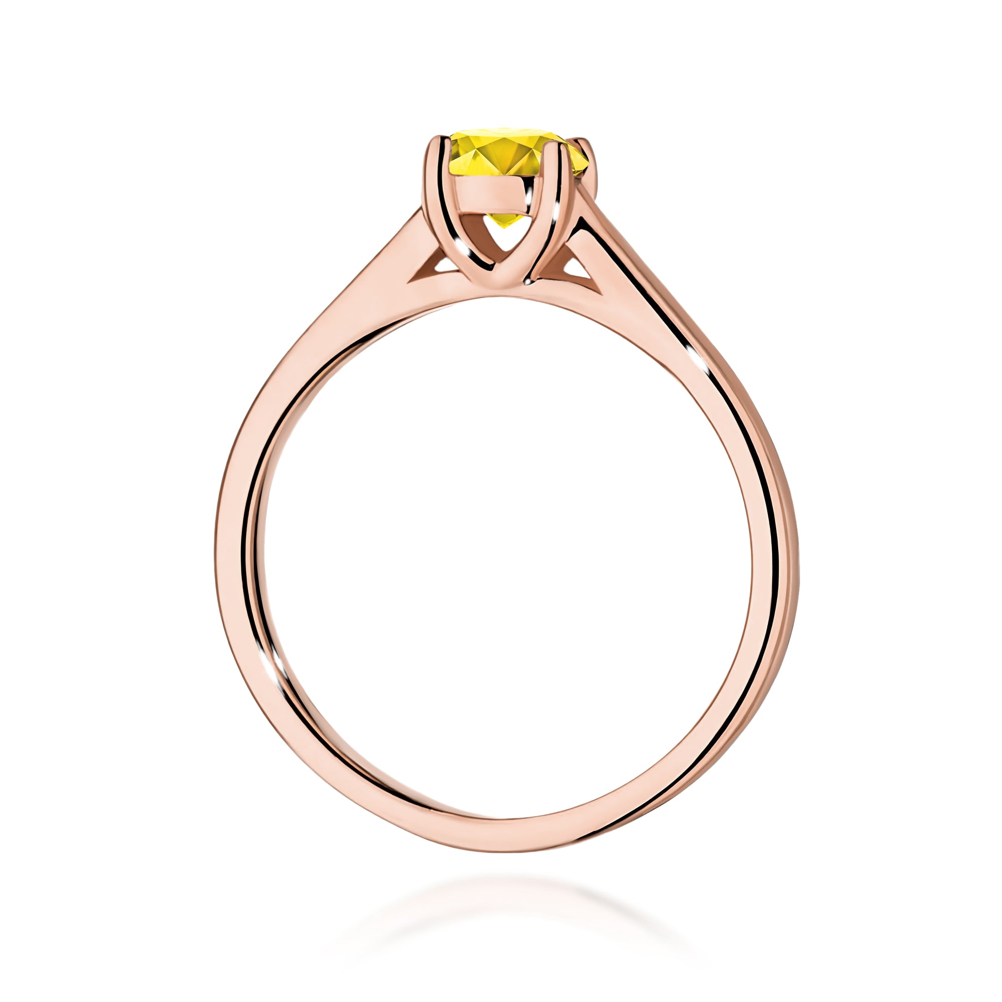 Inel Aur 14K cu Diamant de Laborator 0.50 ct
