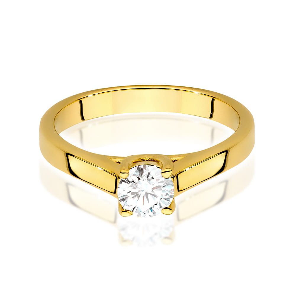 Inel Aur 14K cu Diamante de Laborator 0.50 ct