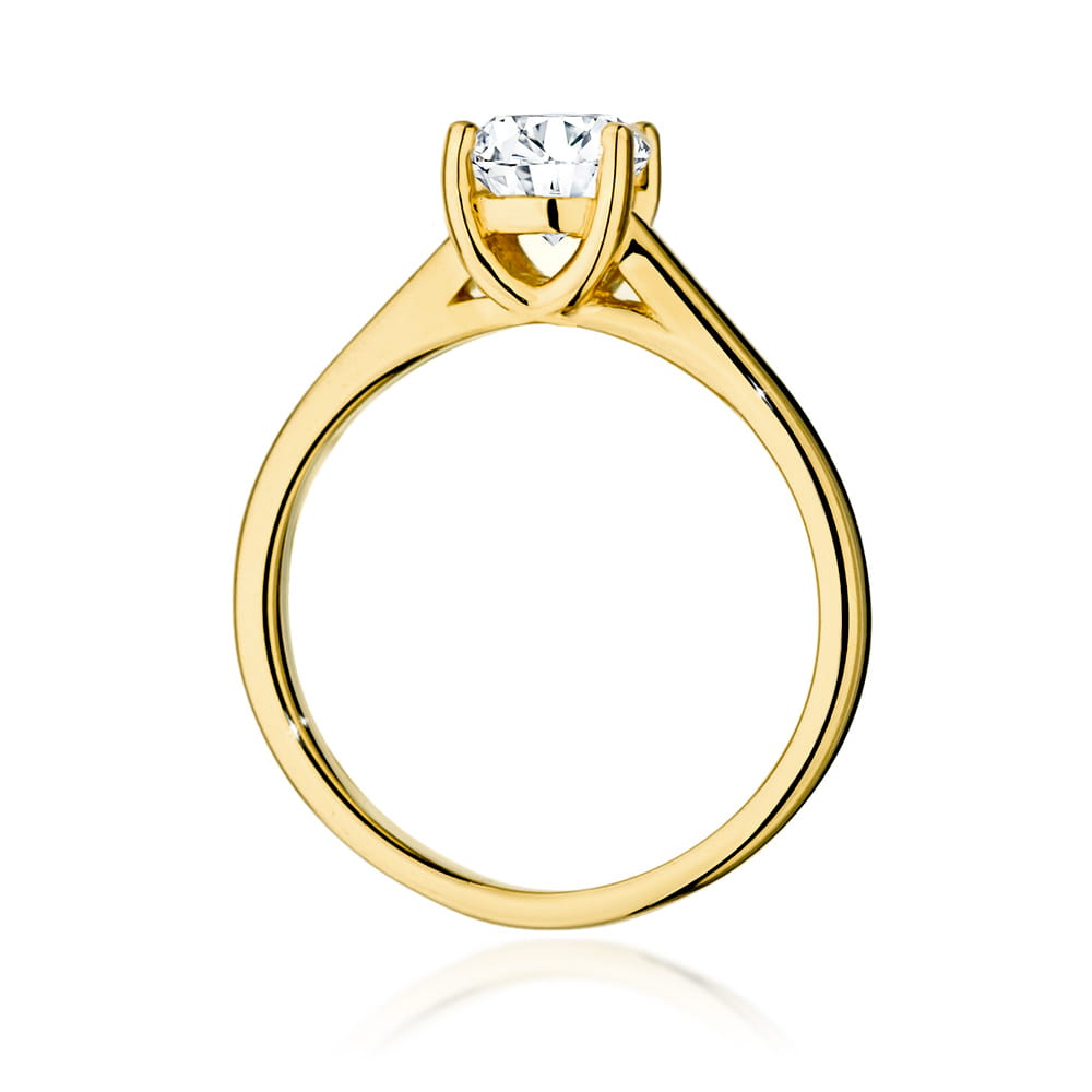 Inel Aur 9K cu Diamant Natural 1.00 ct