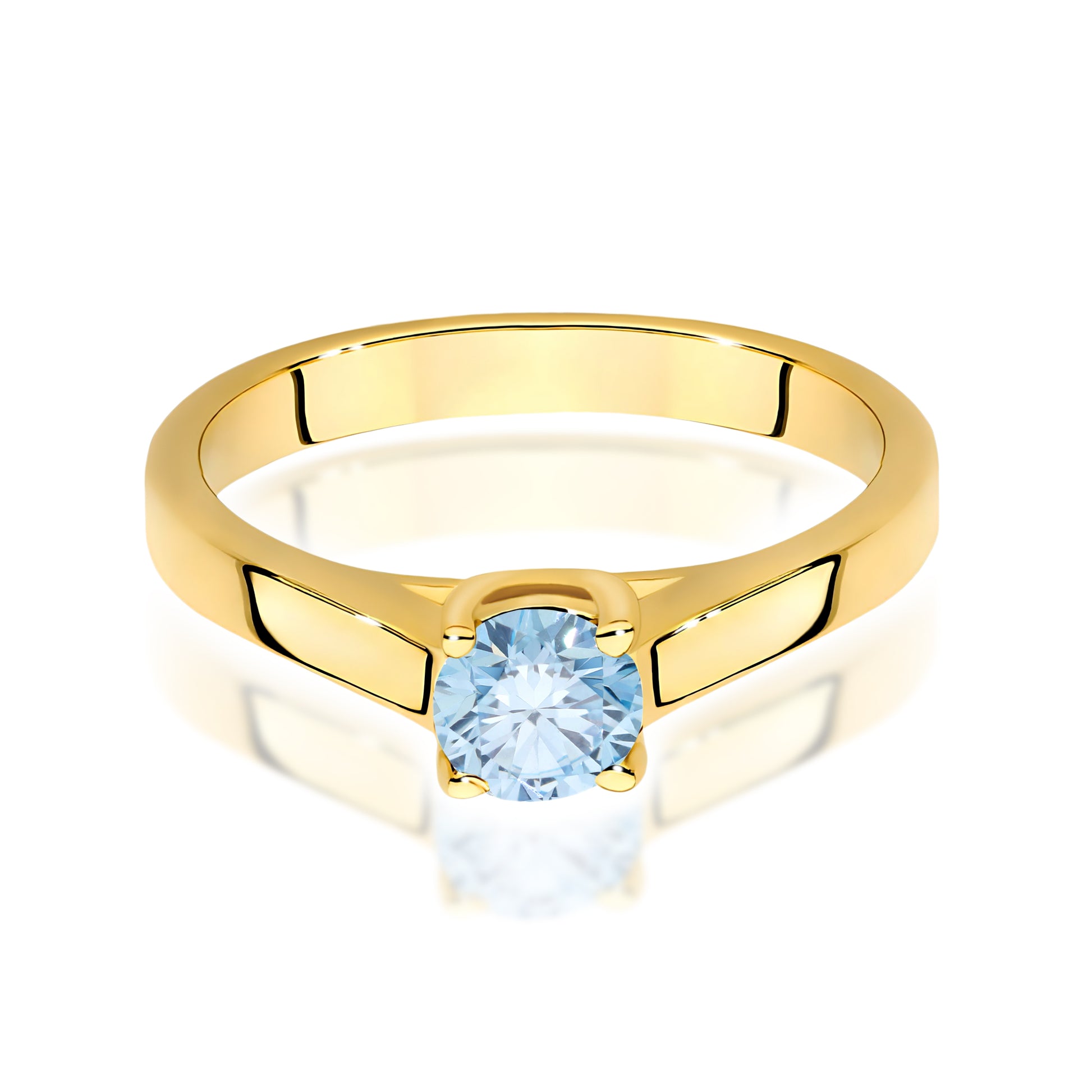 Inel Aur 9K cu Diamant de Laborator 0.50 ct