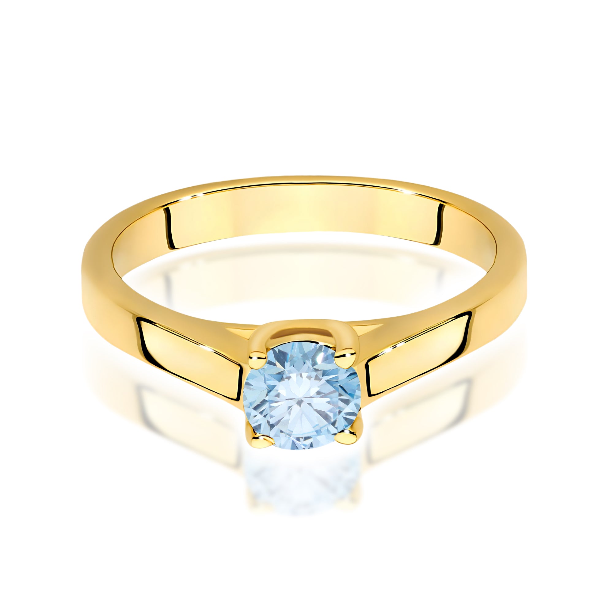 Inel Aur 9K cu Diamant de Laborator 0.50 ct