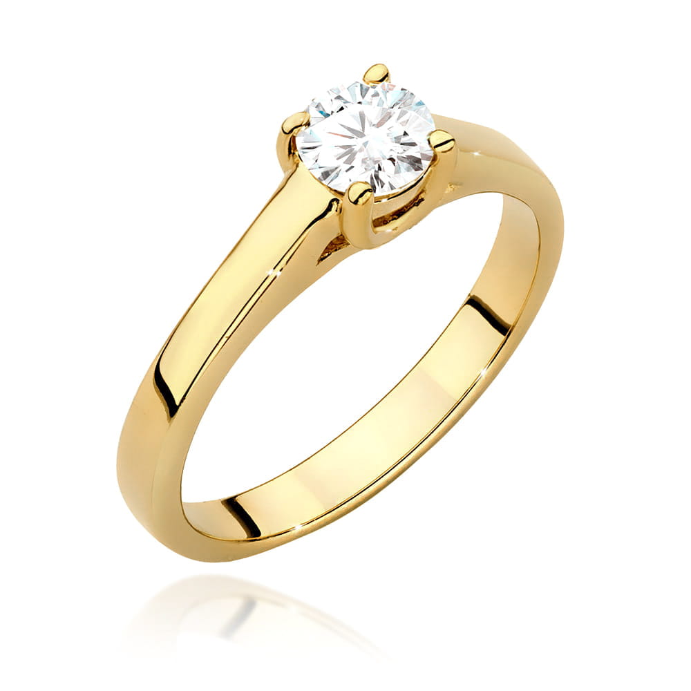 Inel Aur 9K cu Diamant de Laborator 0.50 ct