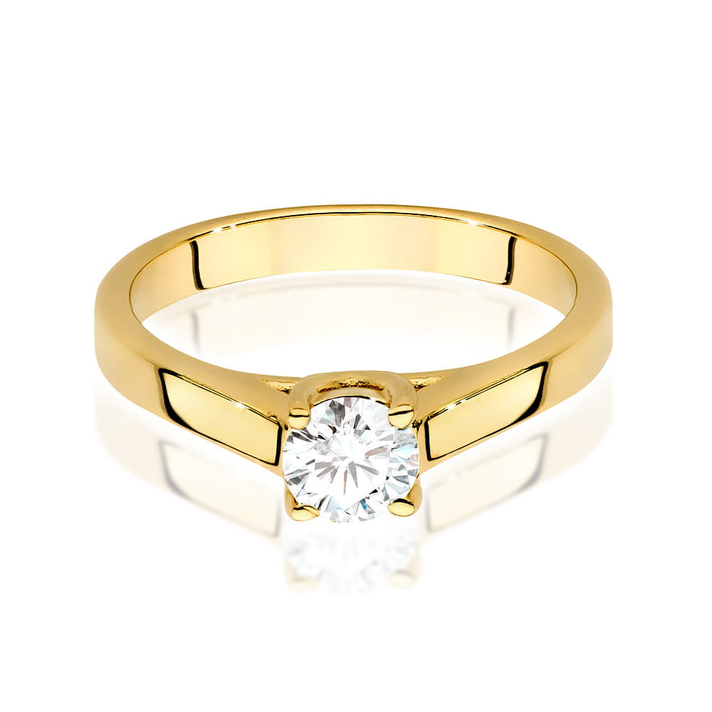 Inel Aur 9K cu Diamant de Laborator 0.50 ct