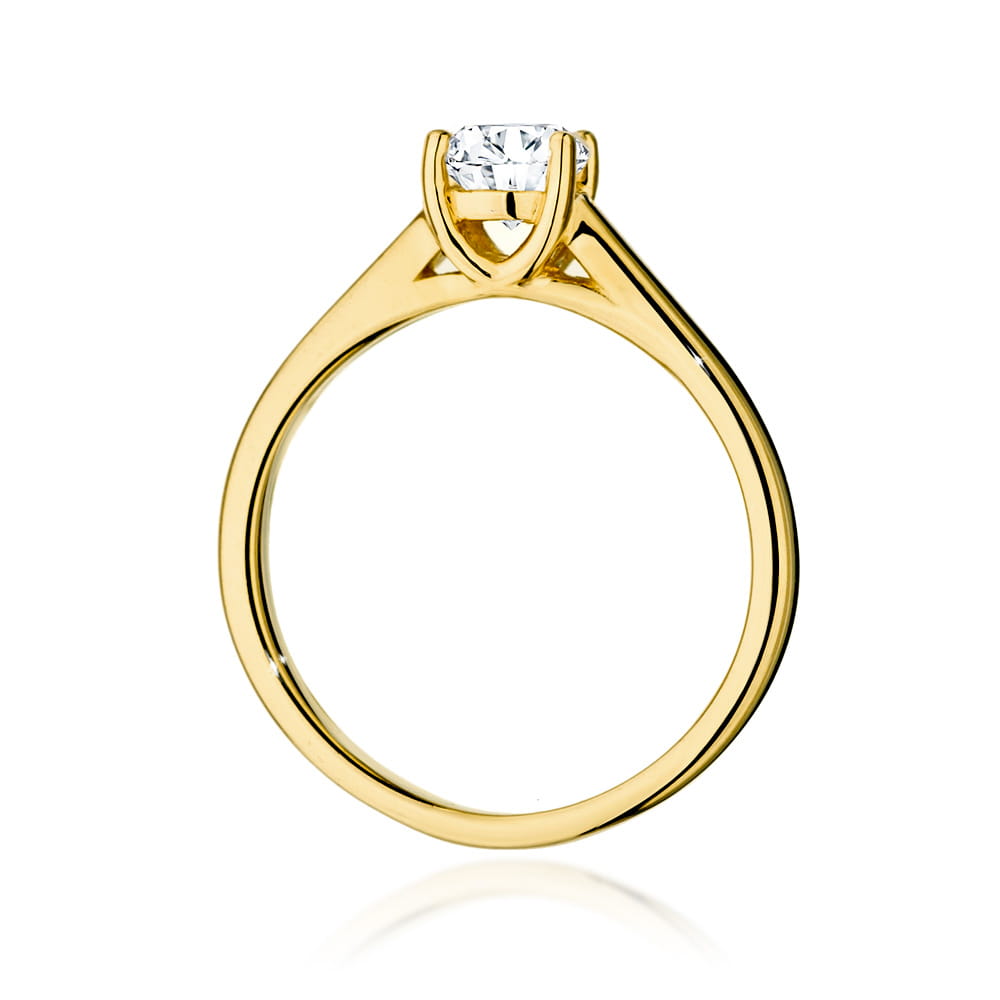 Inel Aur 9K cu Diamant de Laborator 0.70 ct