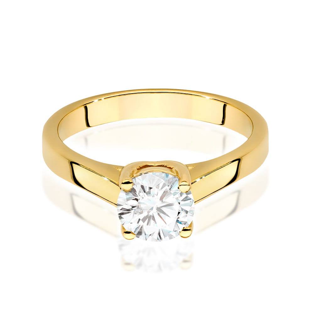 Inel Aur 9K cu Diamant de Laborator 1.00 ct