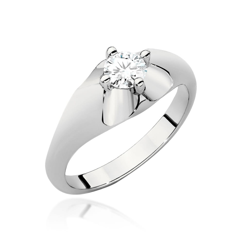 Inel Aur 9K cu Diamant Natural 0.40 ct