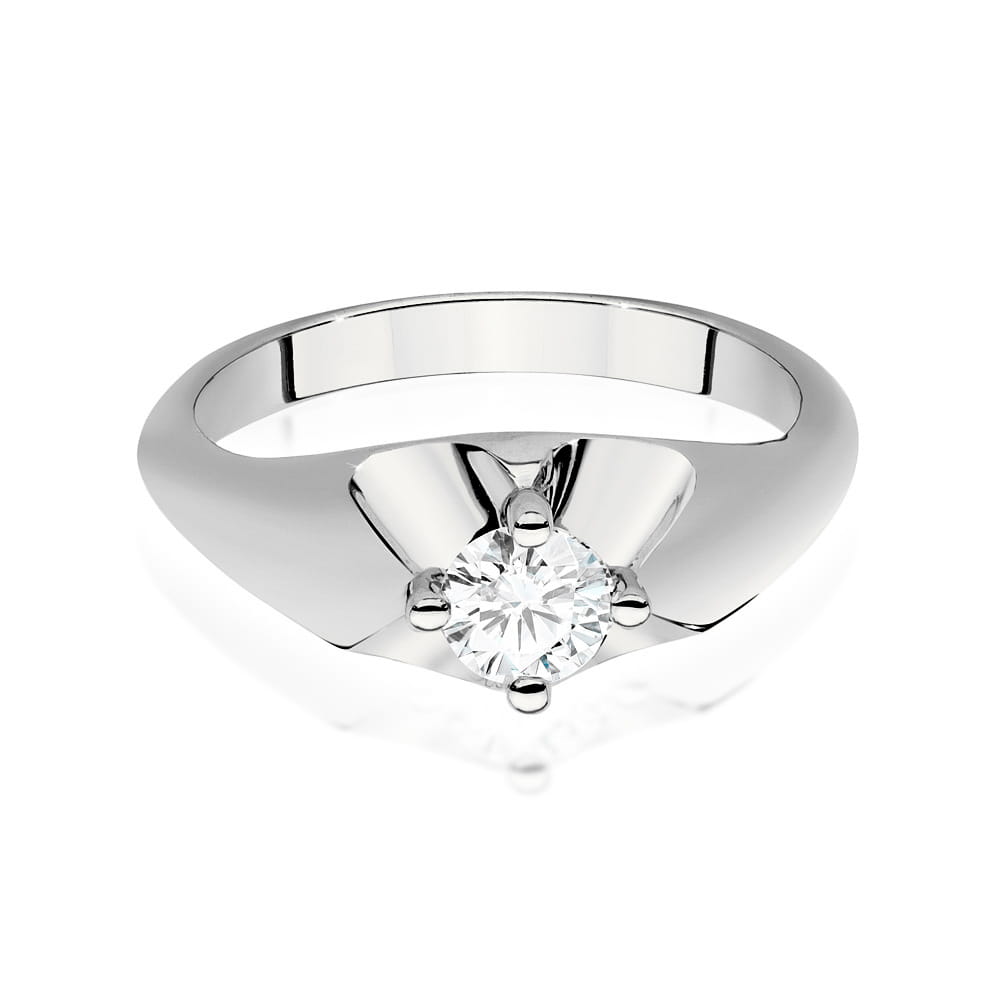 Inel Aur 9K cu Diamant Natural 0.40 ct