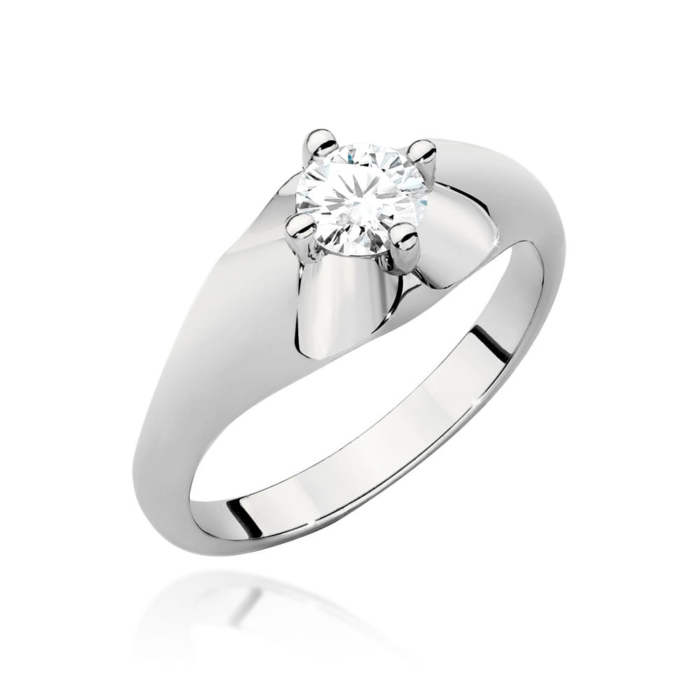 Inel Aur 9K cu Diamant Natural 0.50 ct