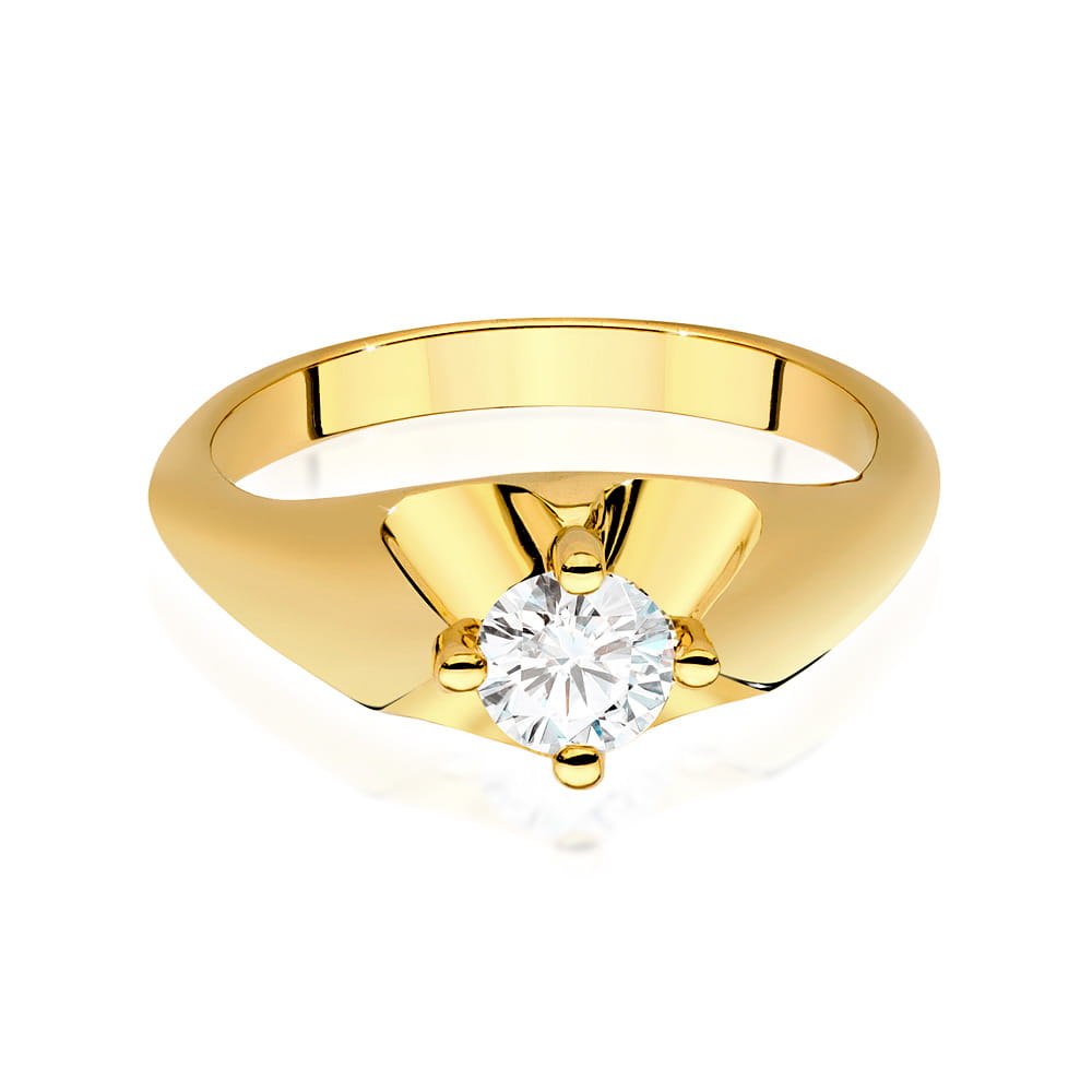 Inel Aur 14K cu Diamante de Laborator 0.50 ct