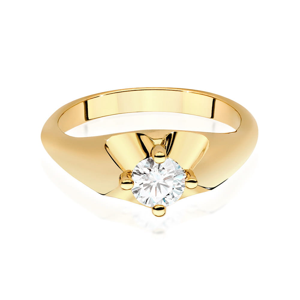 Inel Aur 9K cu Diamant de Laborator 0.50 ct