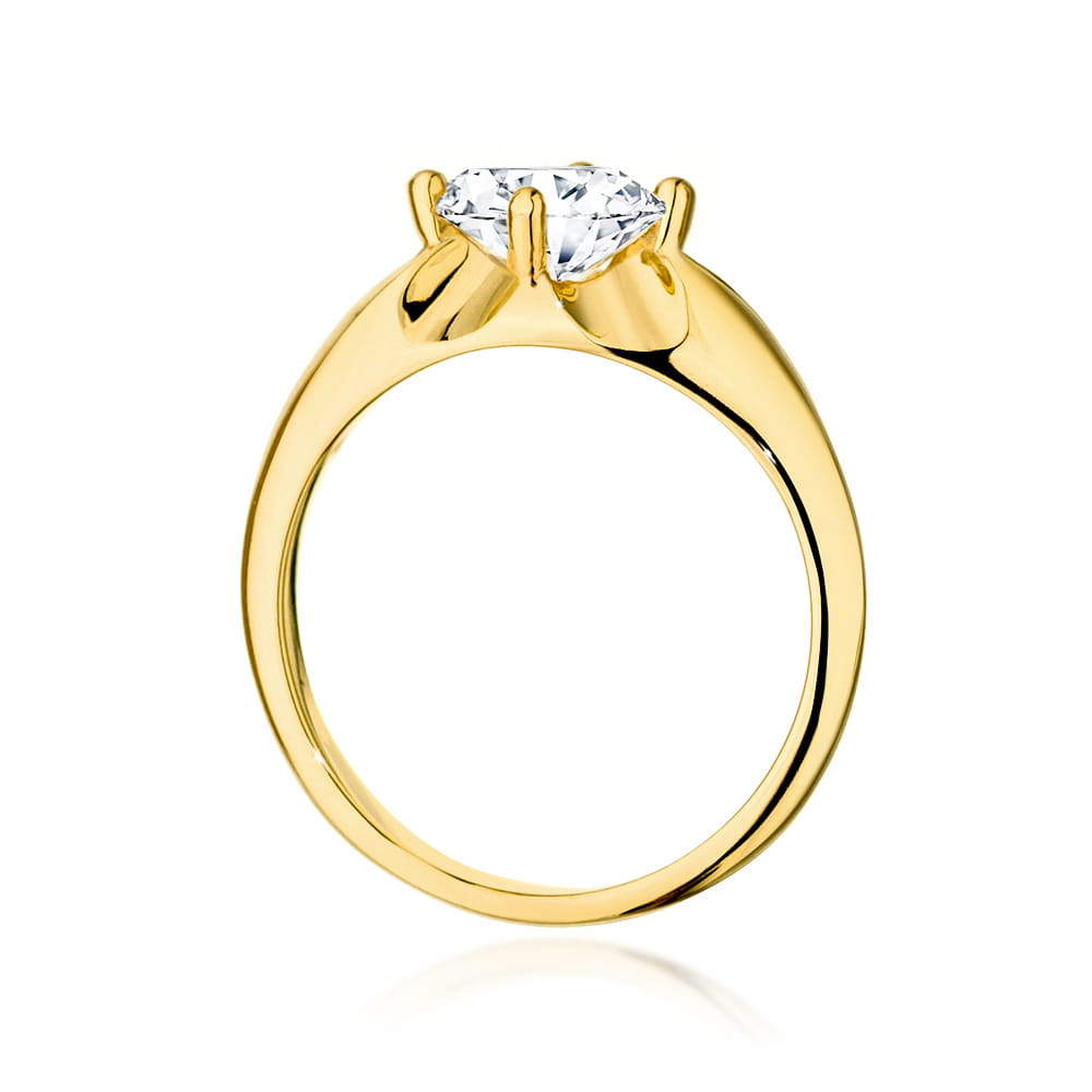 Inel Aur 9K cu Diamant de Laborator 1.00 ct