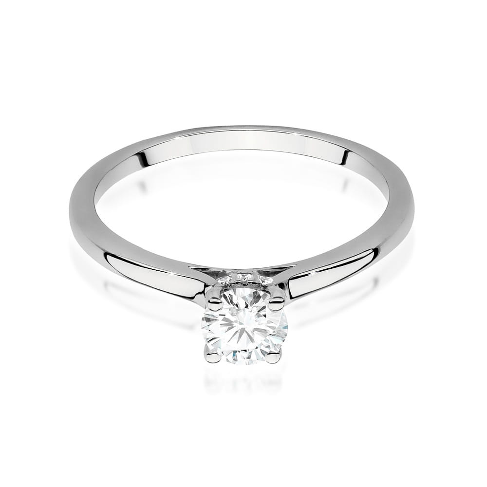Inel Aur 9K cu Diamante Naturale 0.46 ct
