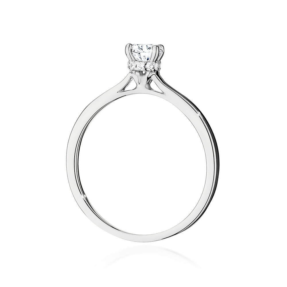 Inel Aur 9K cu Diamante Naturale 0.46 ct