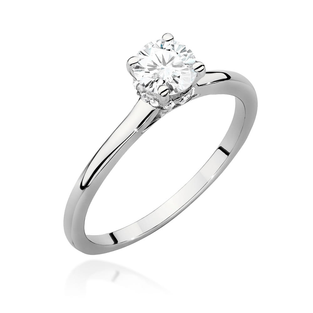 Inel Aur 9K cu Diamante de Laborator 0.56 ct