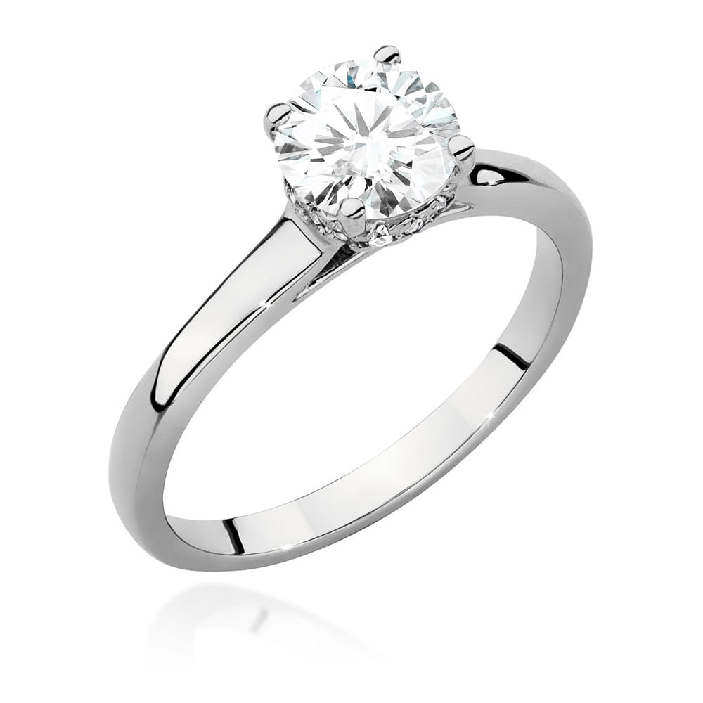Inel Aur 9K cu Diamante de Laborator 1.06 ct