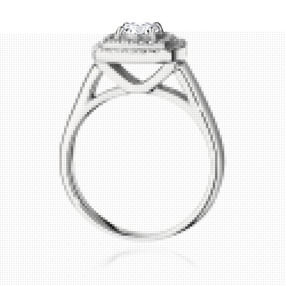 Inel Aur 14K cu Diamante de Laborator 0.68 ct