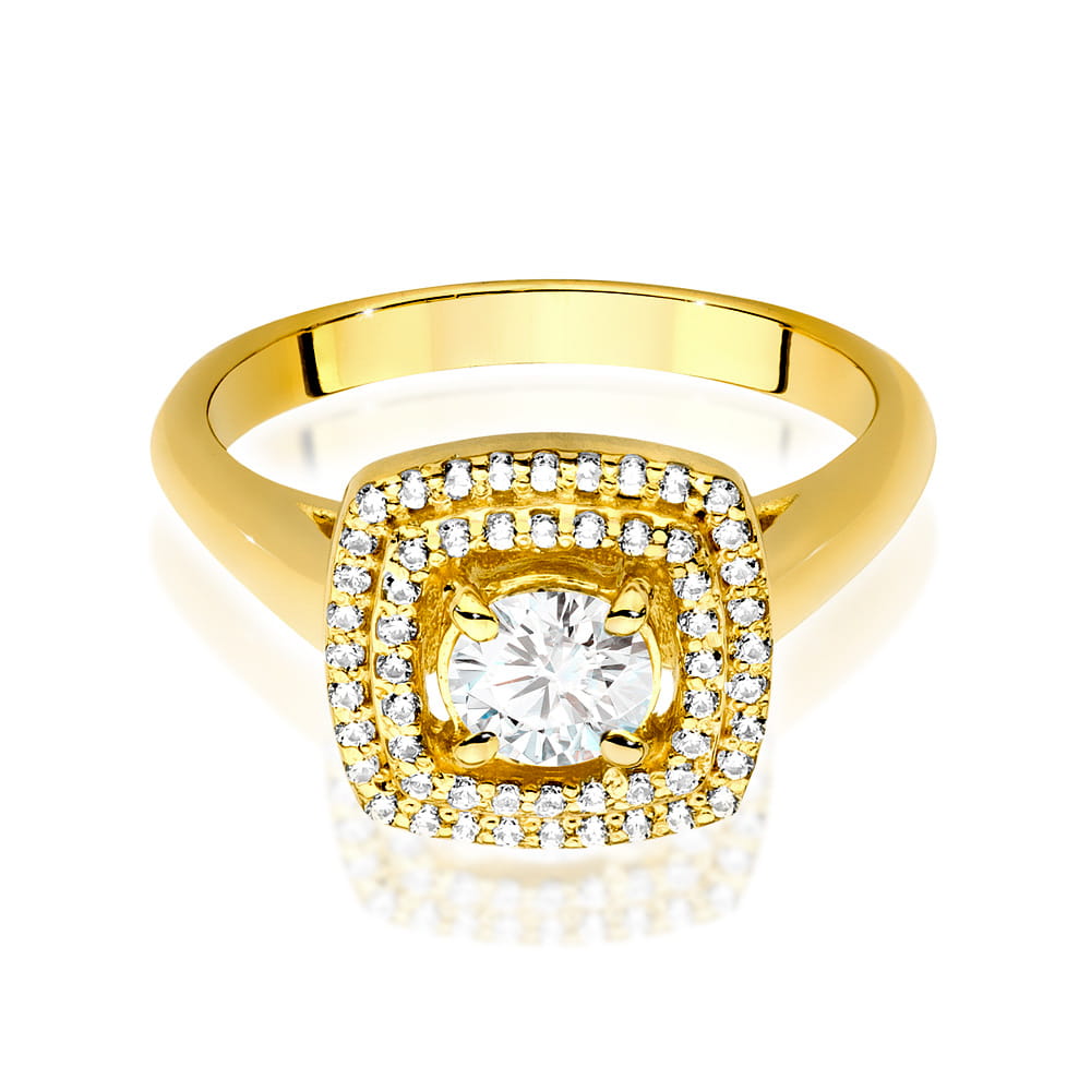 Inel Aur 14K cu Diamante de Laborator 0.68 ct