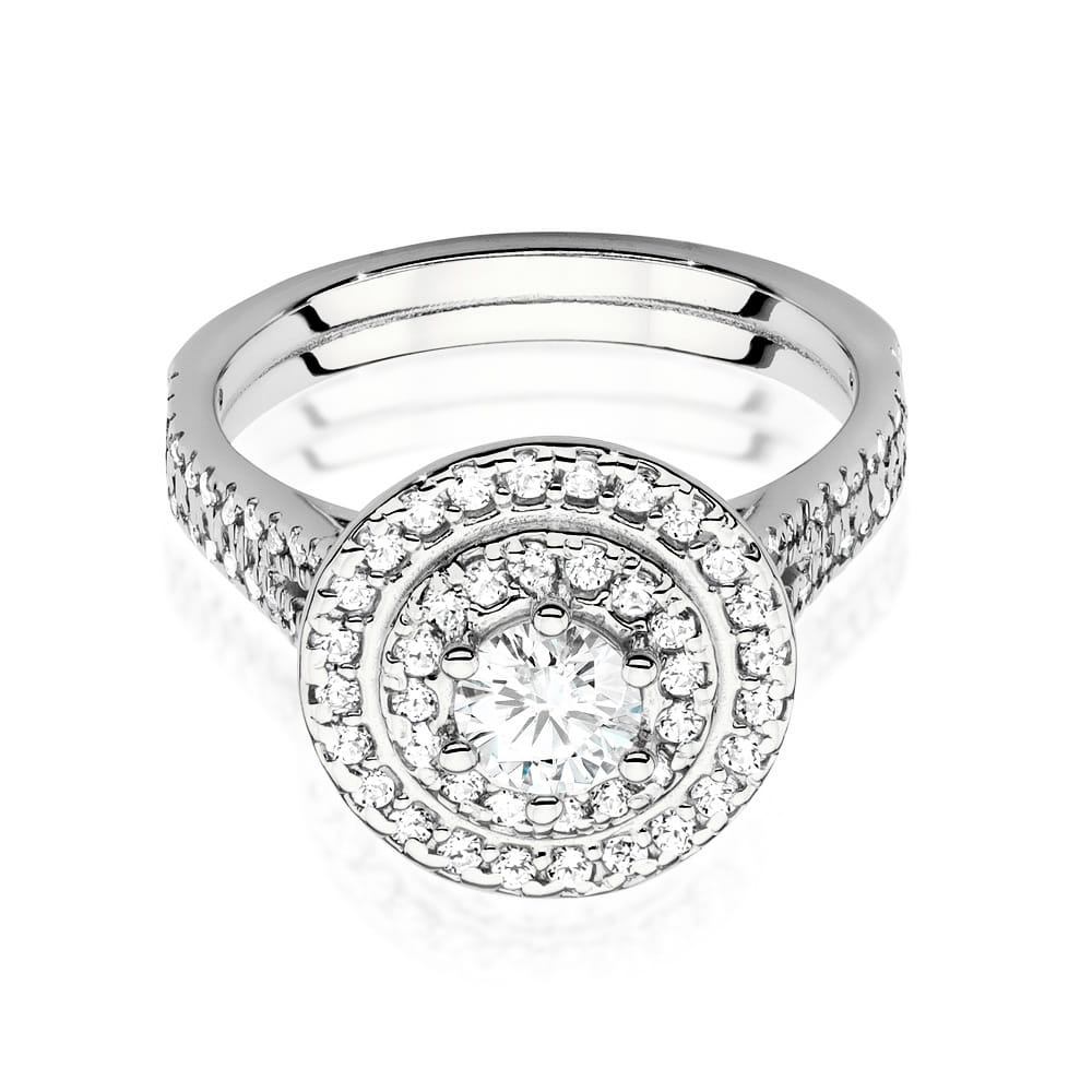 Inel Aur 9K cu Diamante Naturale 1.01 ct