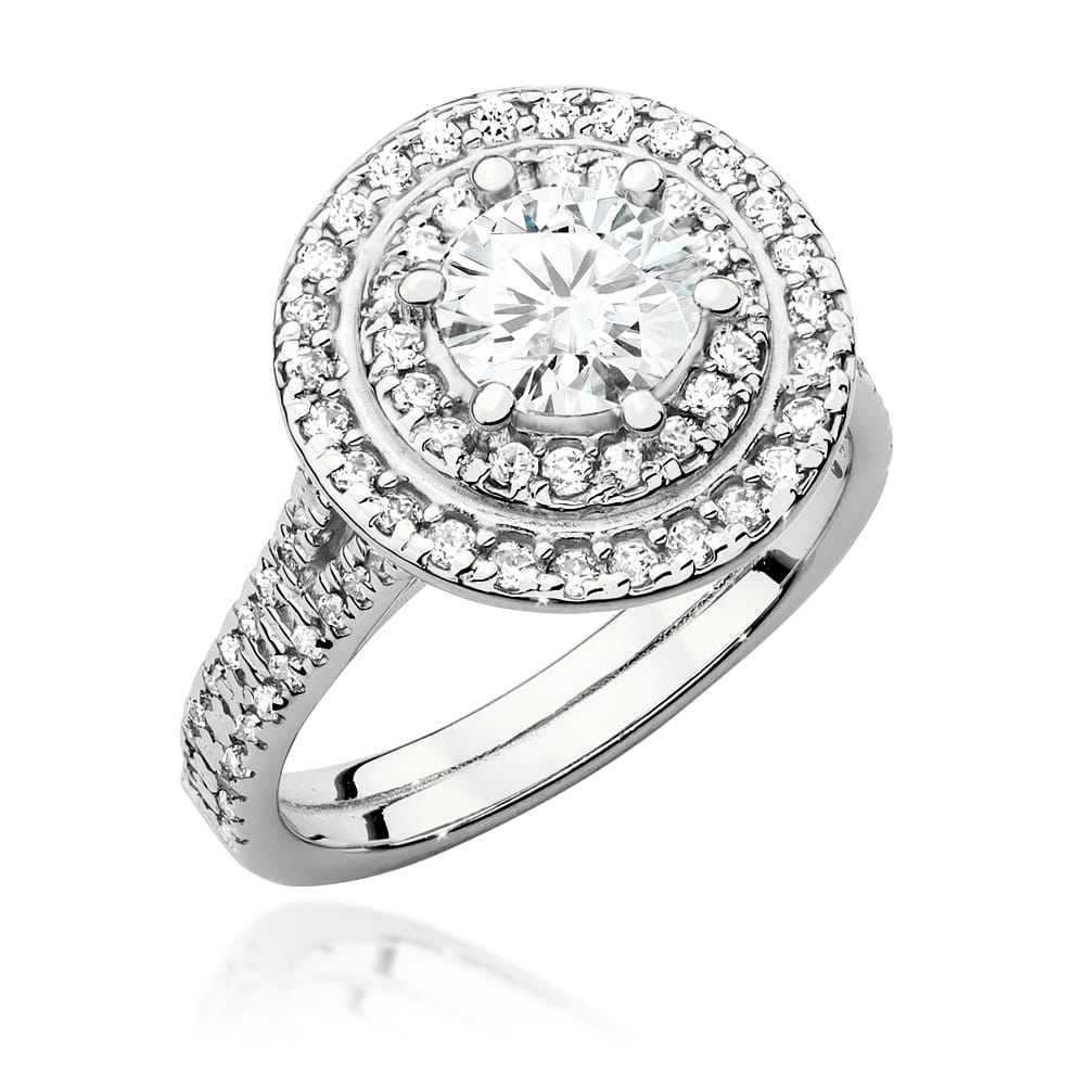 Inel Aur 9K cu Diamante Naturale 1.33 ct