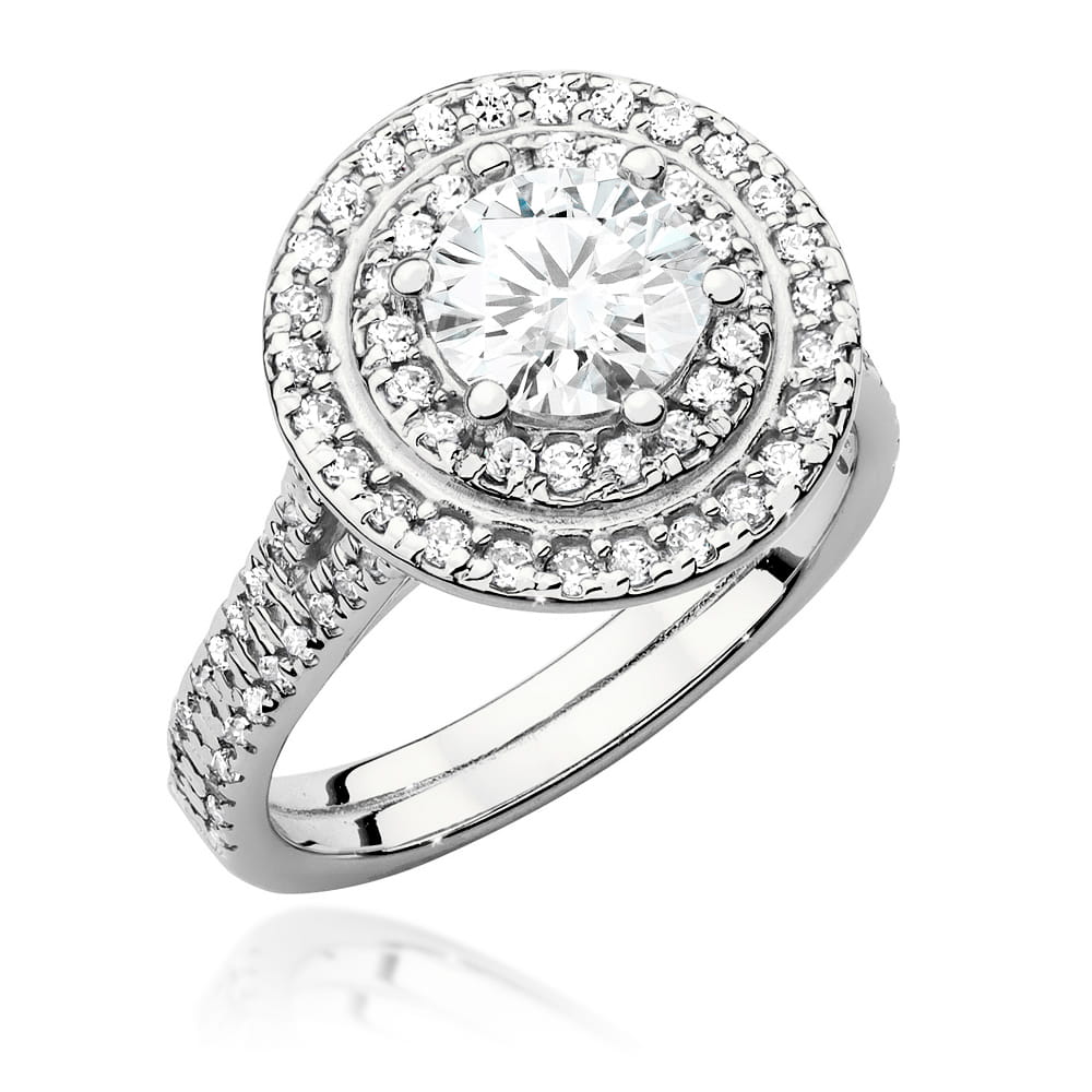 Inel Aur 9K cu Diamante Naturale 1.63 ct