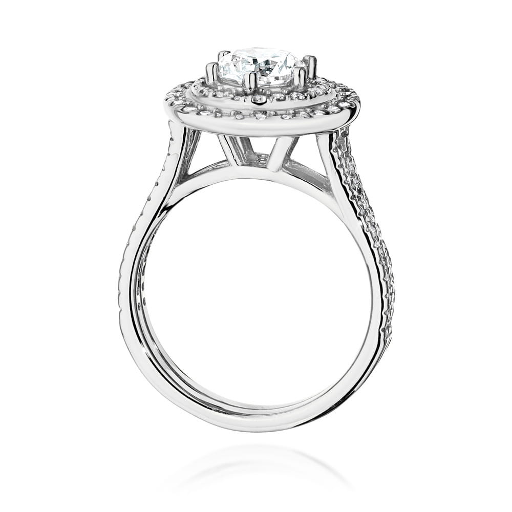 Inel Aur 9K cu Diamante de Laborator 1.33 ct