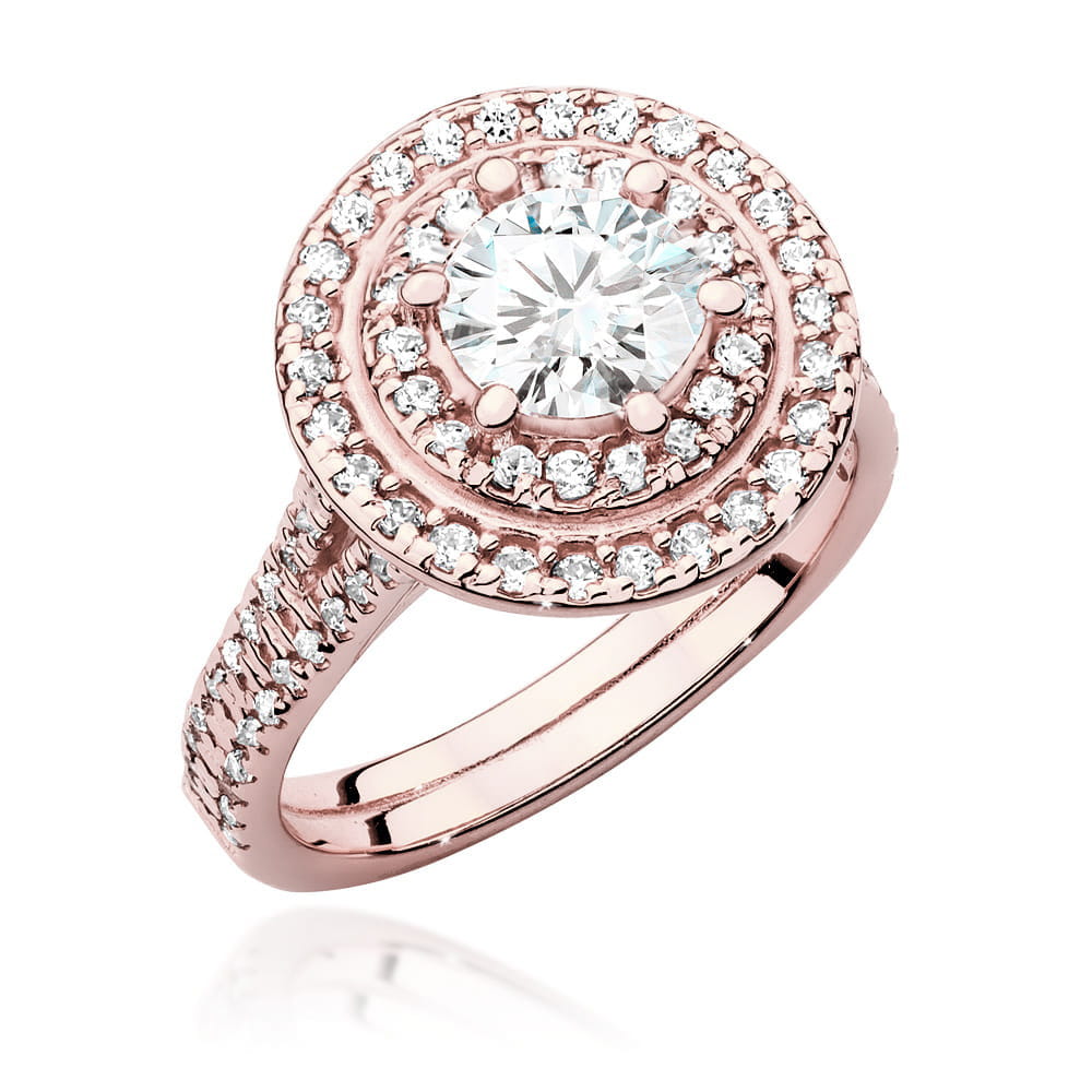 Inel Aur 14K cu Diamante de Laborator 1.33 ct