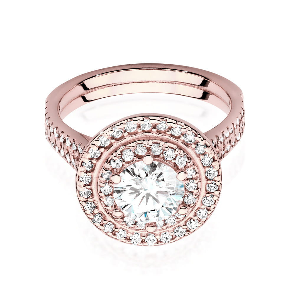 Inel Aur 14K cu Diamante de Laborator 1.33 ct