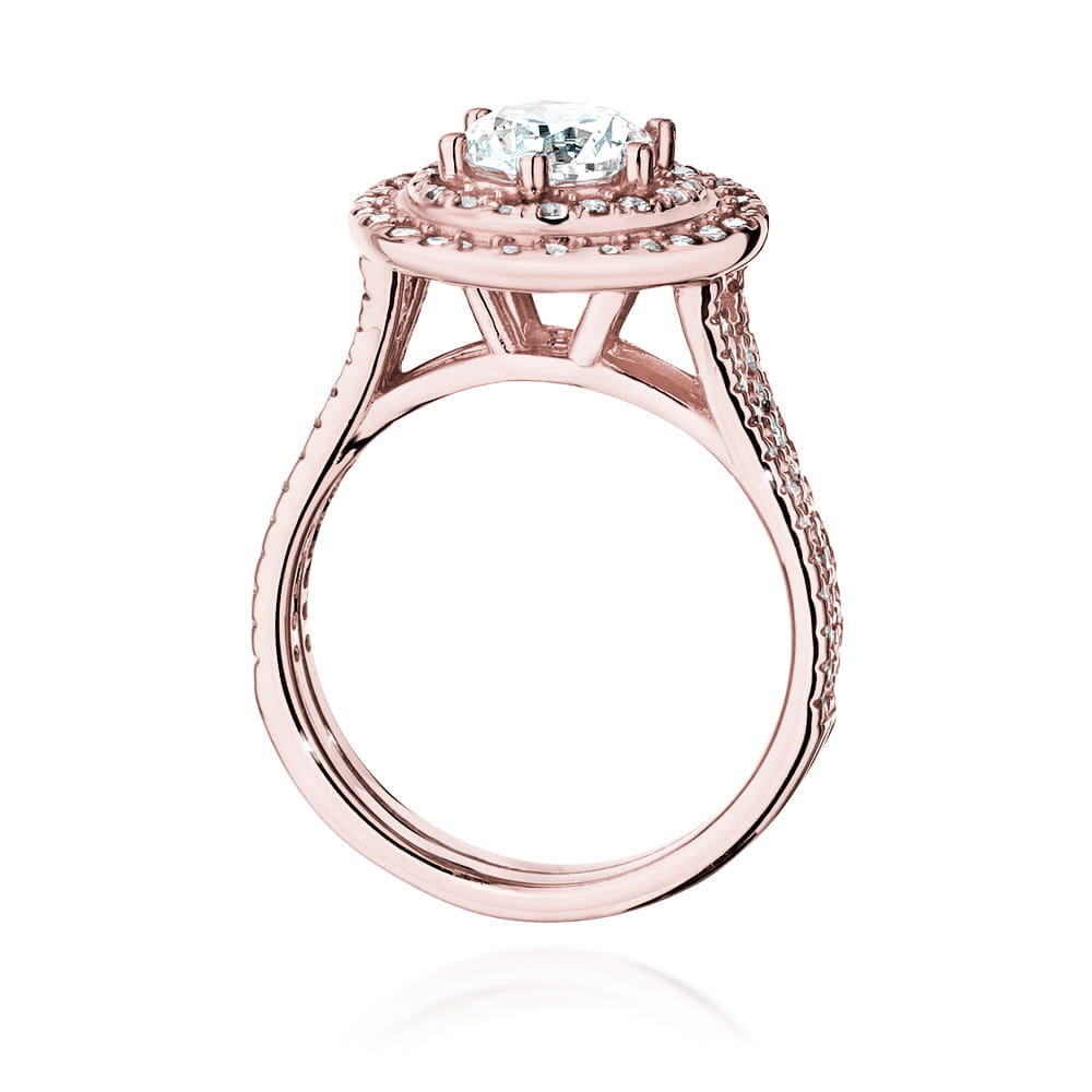 Inel Aur 14K cu Diamante de Laborator 1.33 ct