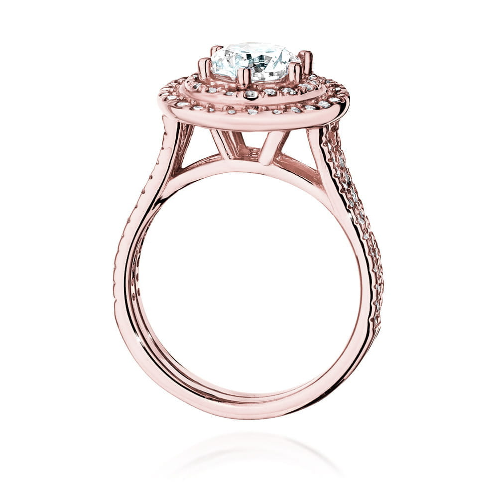 Inel Aur 14K cu Diamante de Laborator 1.63 ct