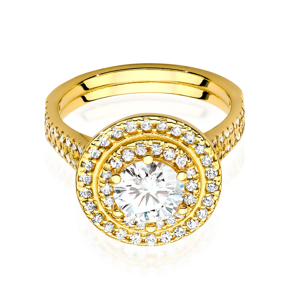 Inel Aur 14K cu Diamante de Laborator 1.33 ct