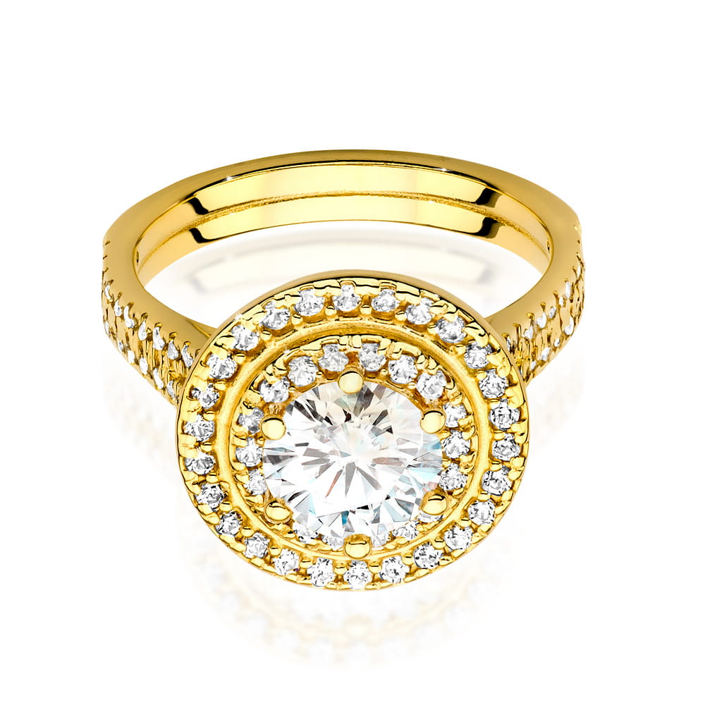 Inel Aur 14K cu Diamante de Laborator 1.63 ct