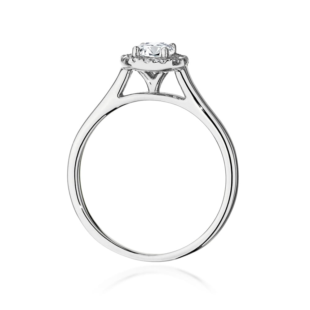 Inel Aur 9K cu Diamante Naturale 0.52 ct