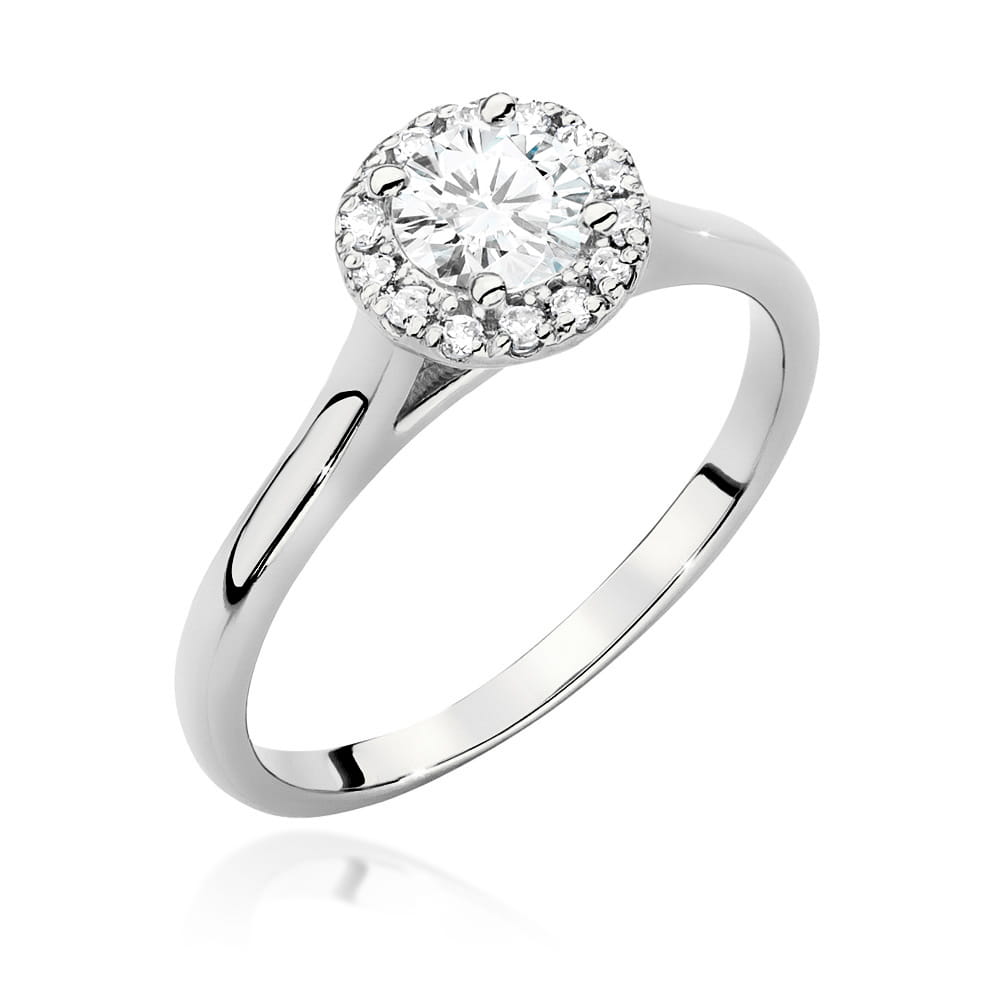 Inel Aur 9K cu Diamante Naturale 0.62 ct