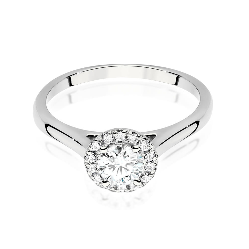Inel Aur 9K cu Diamante Naturale 0.62 ct