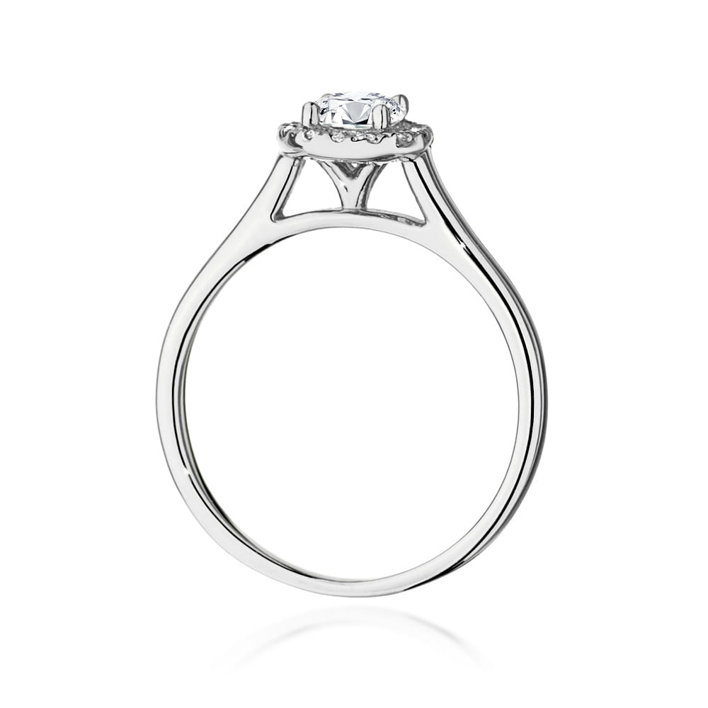 Inel Aur 9K cu Diamante Naturale 0.62 ct
