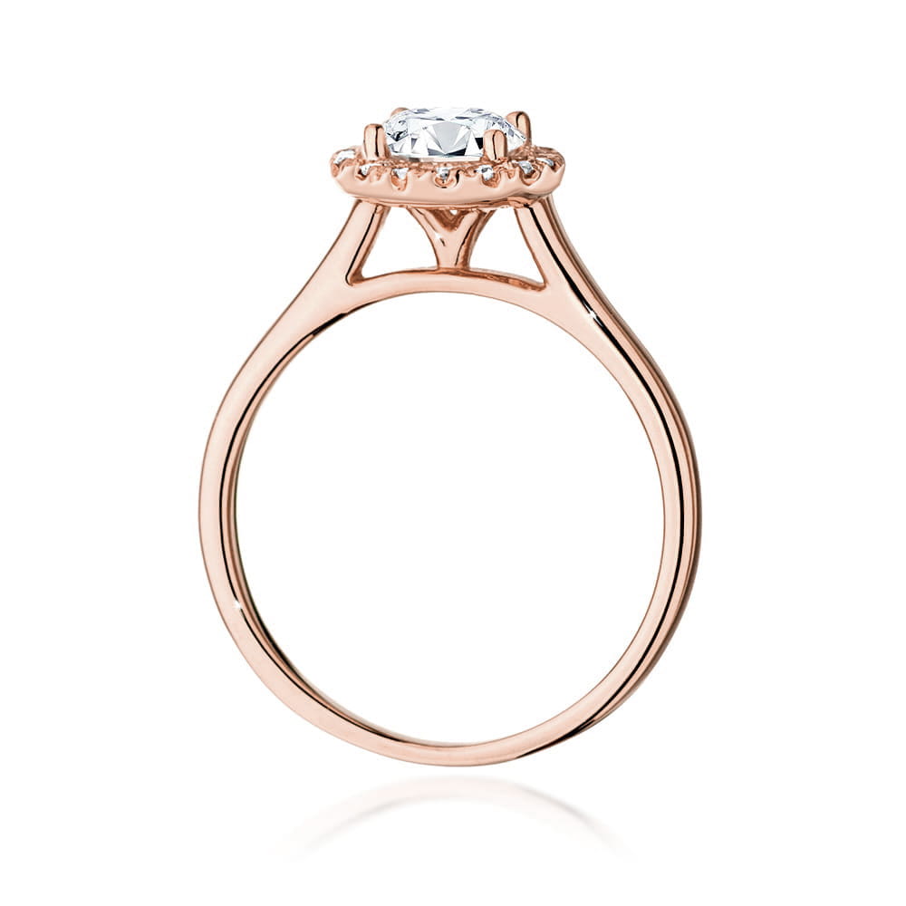 Inel Aur 14k cu Diamante de Laborator 0.84 ct