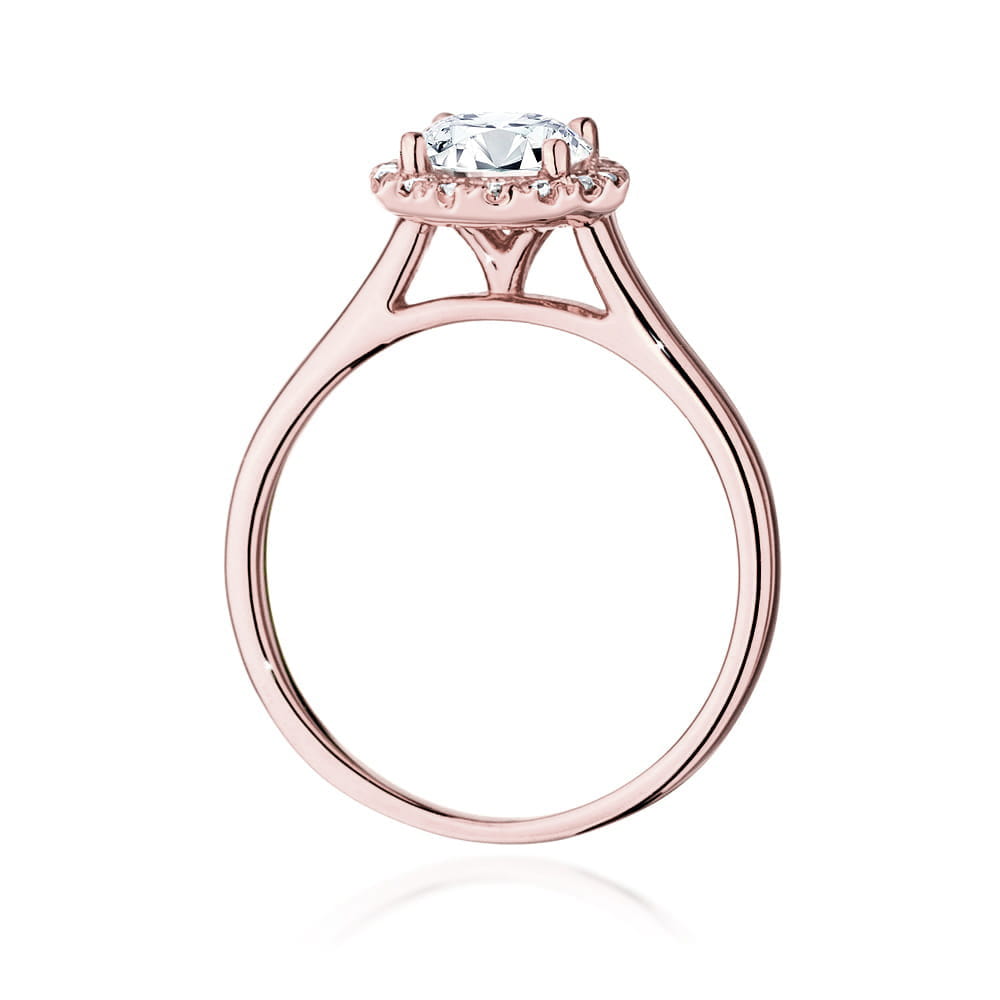 Inel Aur 14k cu Diamante de Laborator 1.13 ct