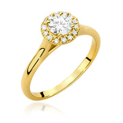 Inel Aur 14K W0550 Diamant 0.40ct