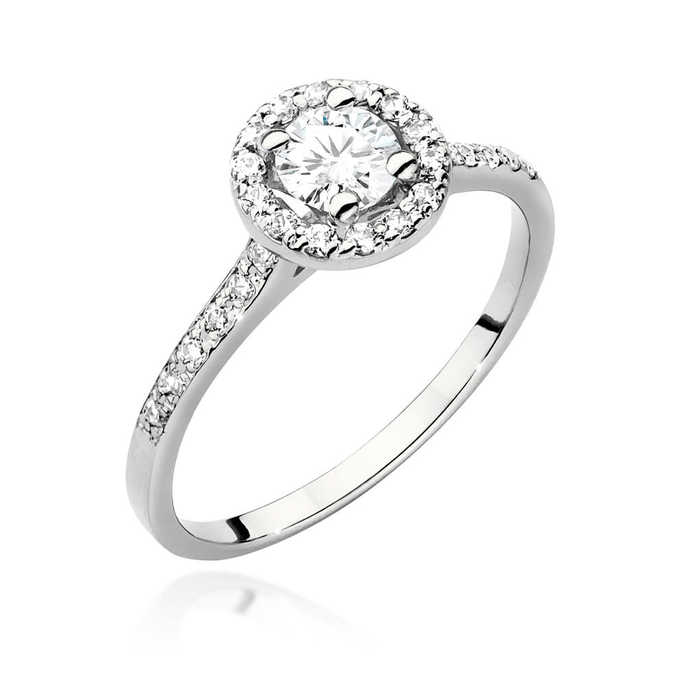 Inel Aur 9K cu Diamante de Laborator 0.64 ct