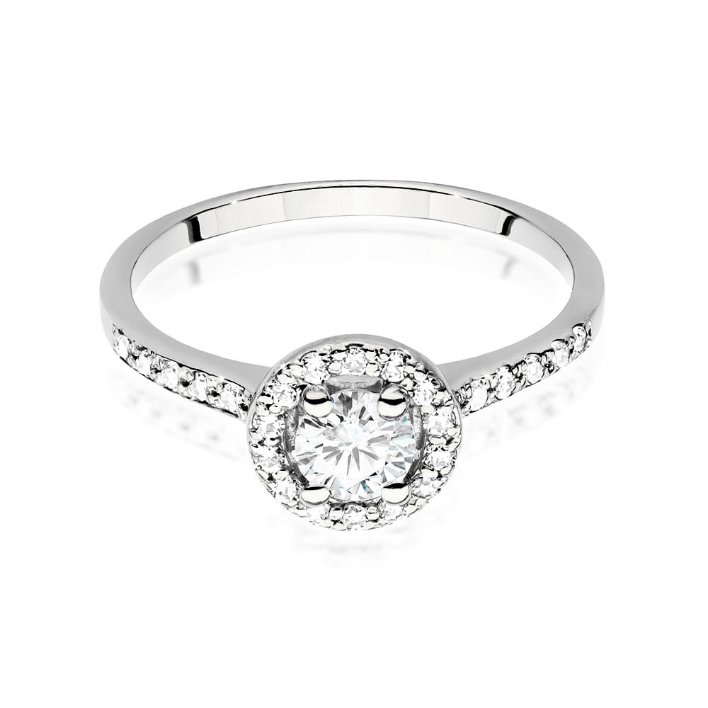 Inel Aur 9K cu Diamante de Laborator 0.64 ct