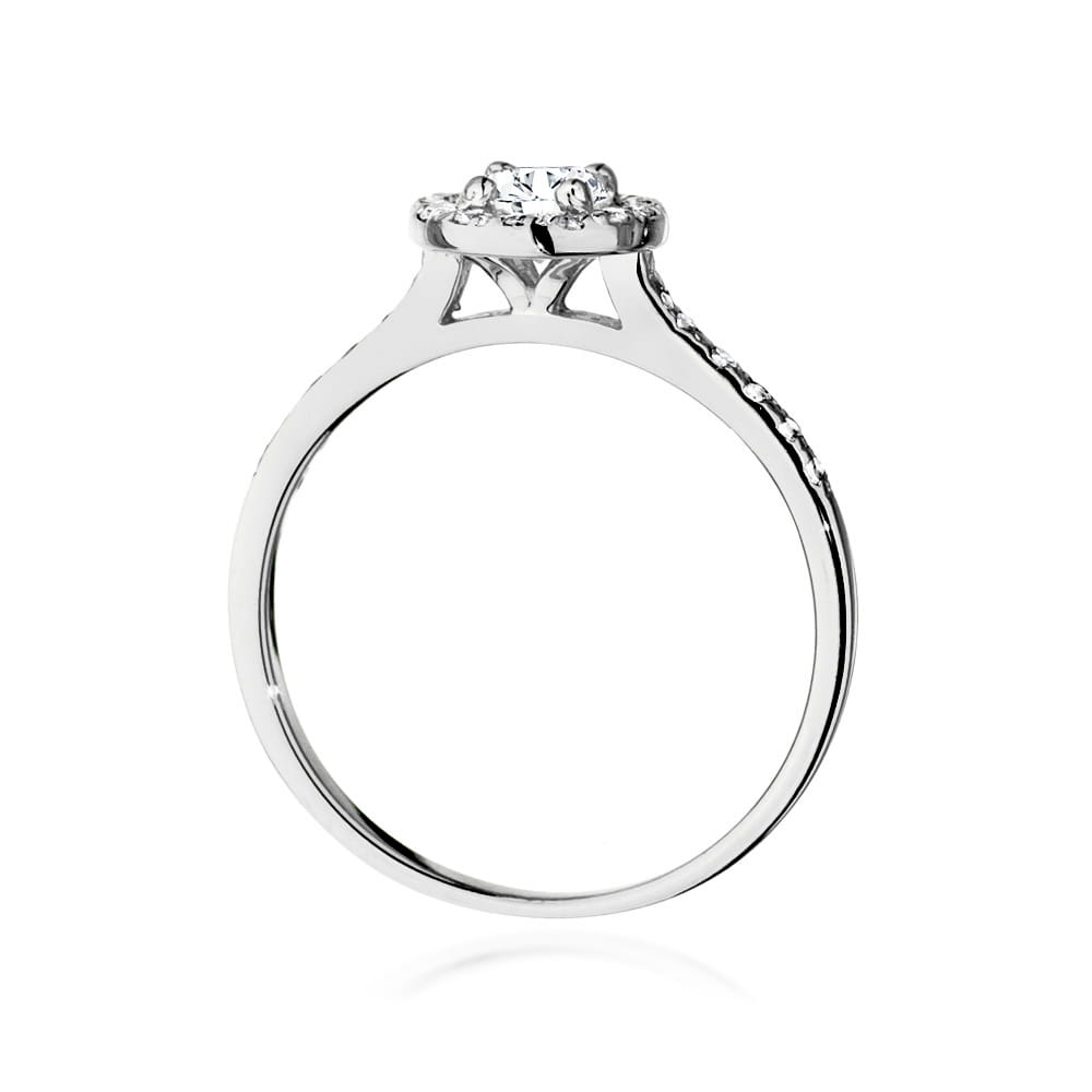 Inel Aur 9K cu Diamante de Laborator 0.64 ct