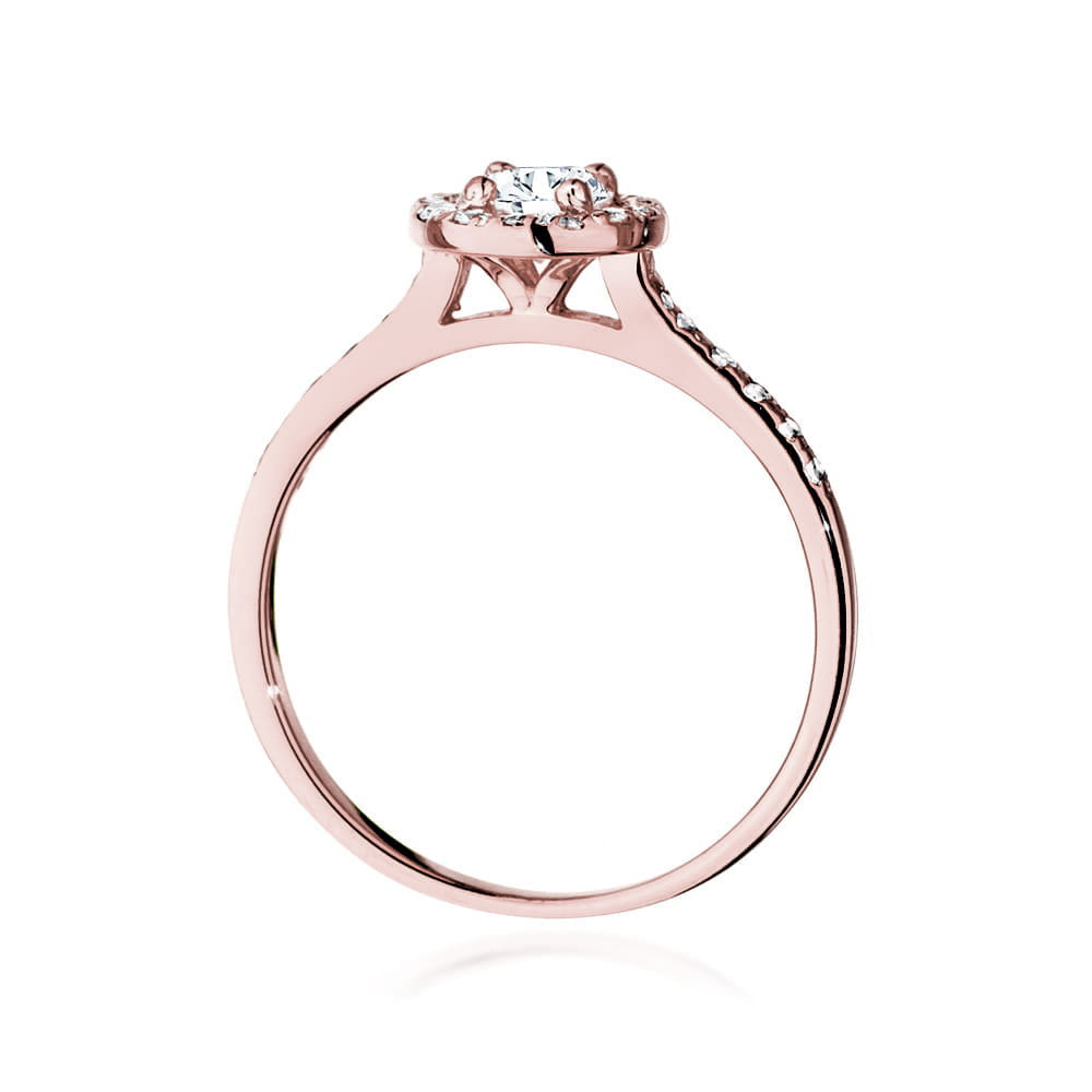 Inel Aur 14K cu Diamante de Laborator 0.64 ct