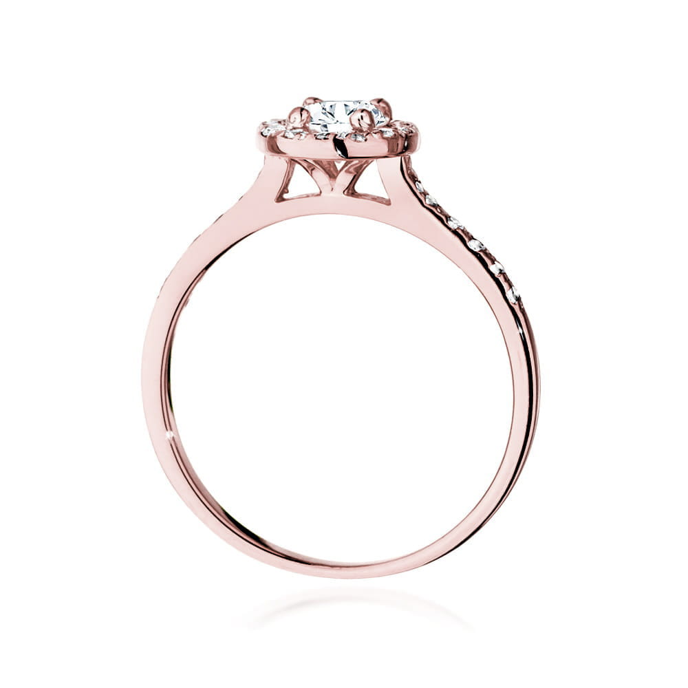 Inel Aur 14K cu Diamante de Laborator 0.74 ct