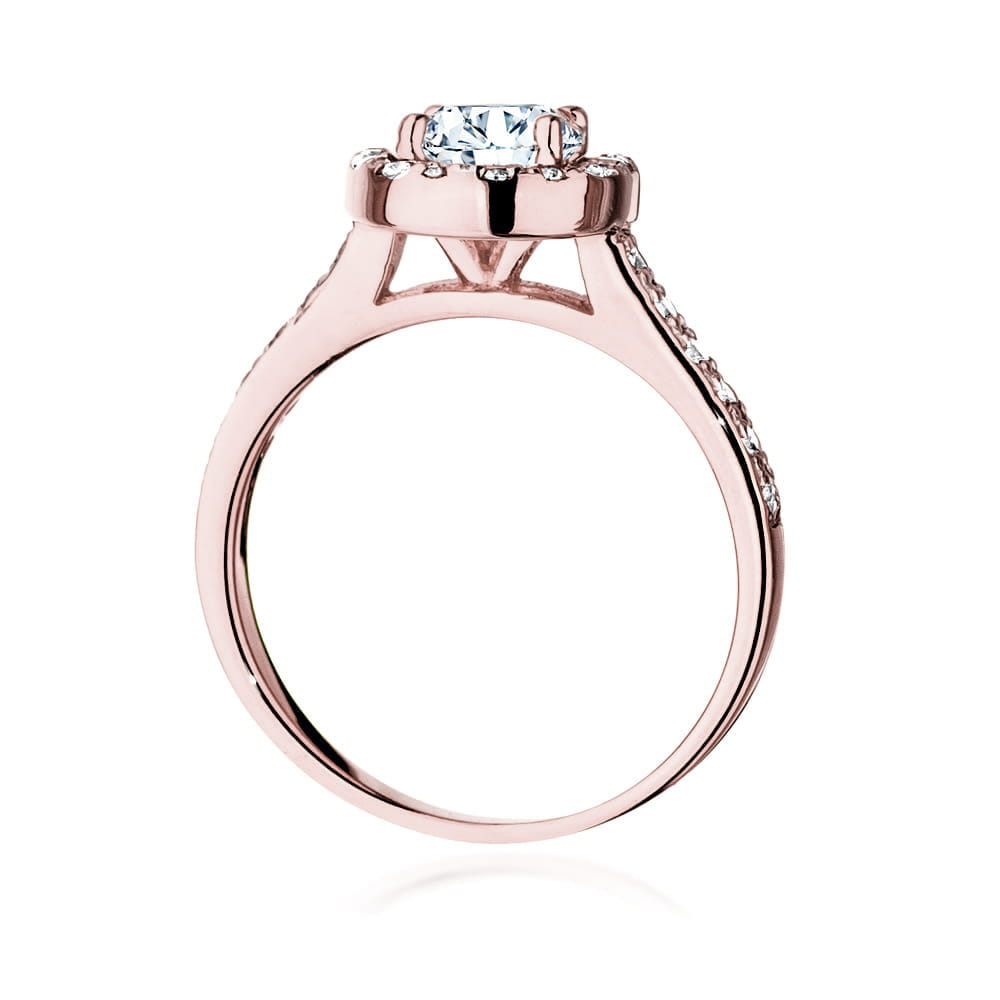 Inel Aur 14K cu Diamante de Laborator 1.08 ct