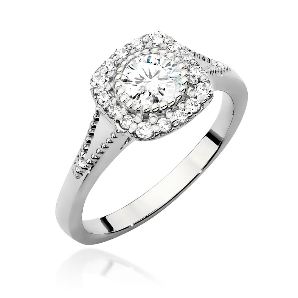 Inel Aur 14K cu Diamante de Laborator 0.56 ct