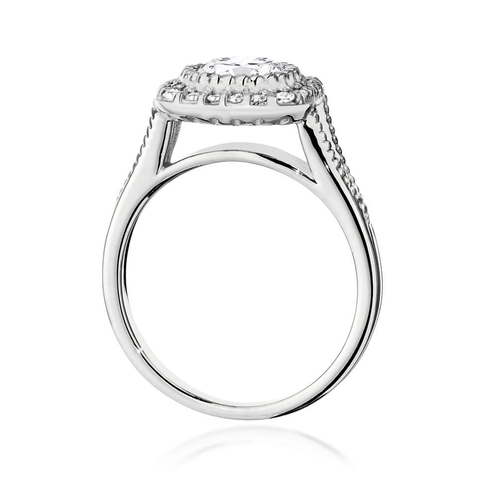 Inel Aur 14K cu Diamante de Laborator 0.90 ct