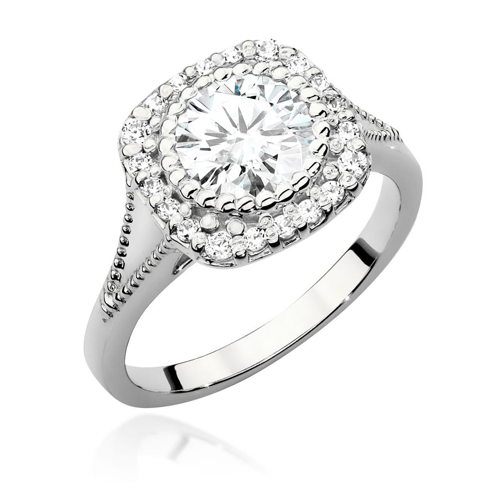Inel Aur 14K cu Diamante de Laborator 1.20 ct