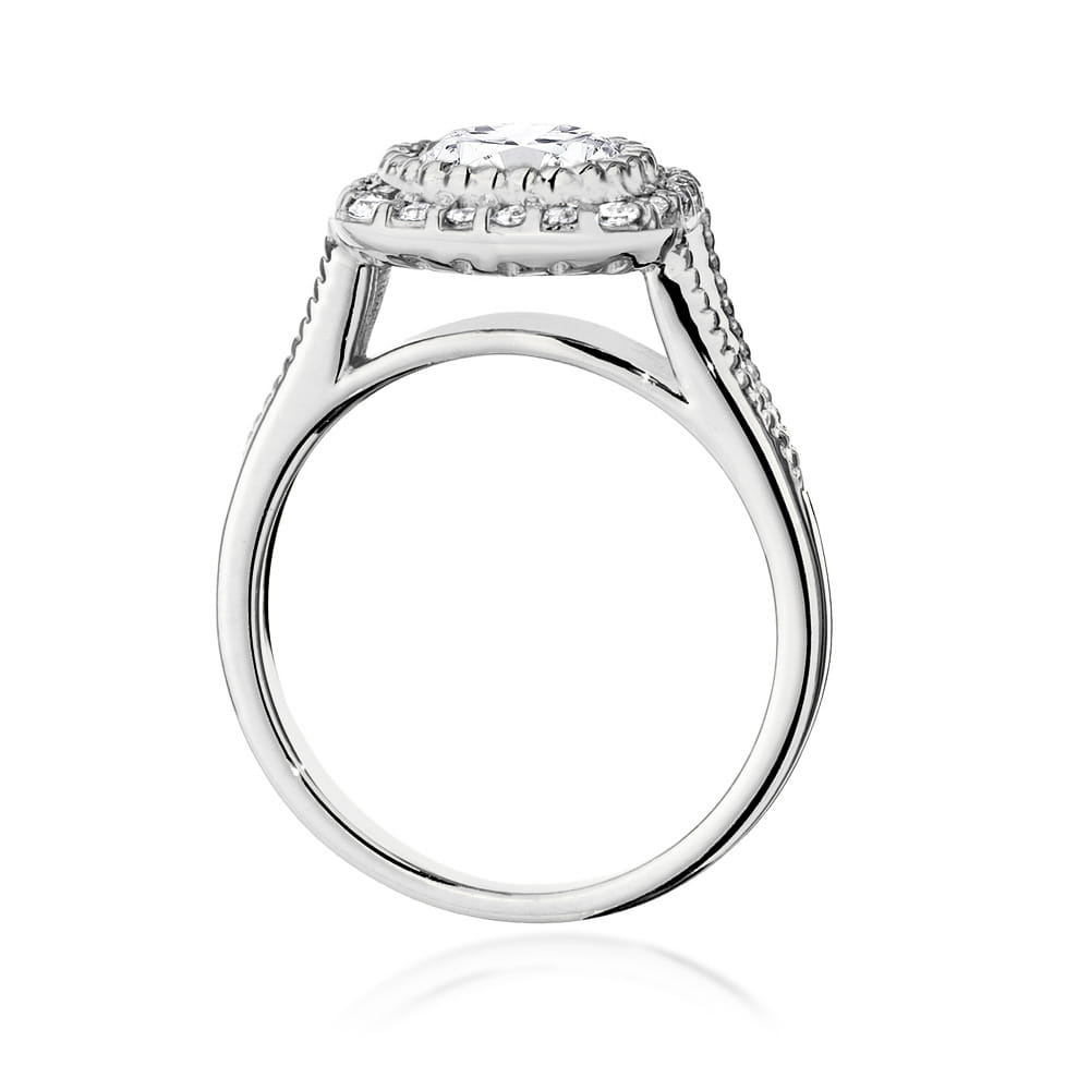 Inel Aur 14K cu Diamante de Laborator 1.20 ct